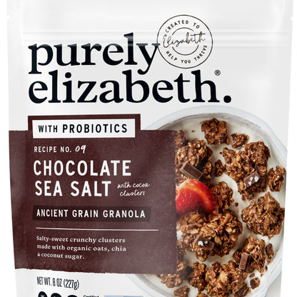 Purely Elizabeth Granola Probiótica Chocolate y Sal de Mar