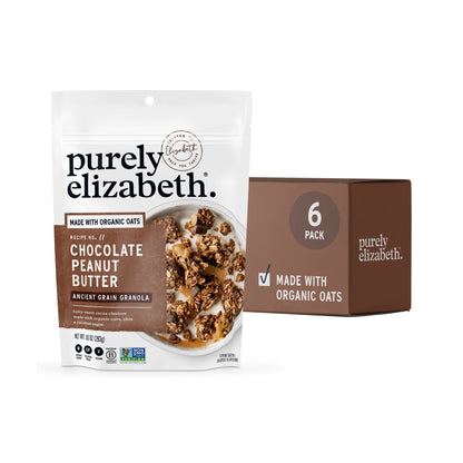 Purely Elizabeth Granola de Granos Ancestrales Chocolate y Crema de Cacahuate