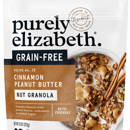 Purely Elizabeth Granola Sin Granos Canela y Crema de Cacahuate