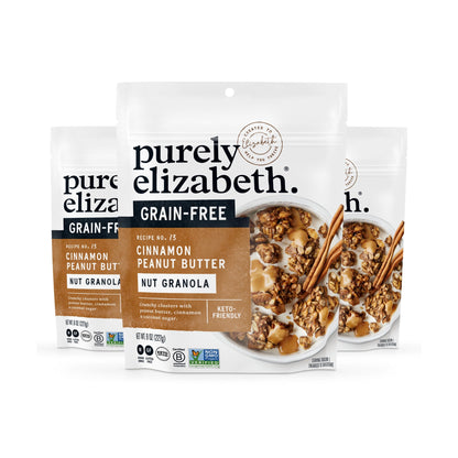 Purely Elizabeth Granola Sin Granos Canela y Crema de Cacahuate
