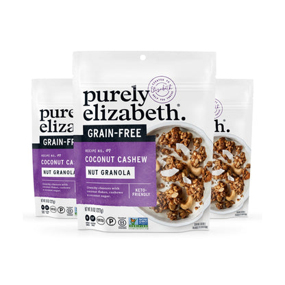 Purely Elizabeth Granola Sin Granos Coco y Nuez de La India