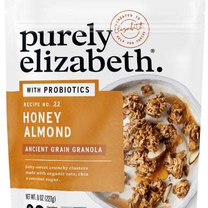 Purely Elizabeth Granola Probiótica Miel y Almendra