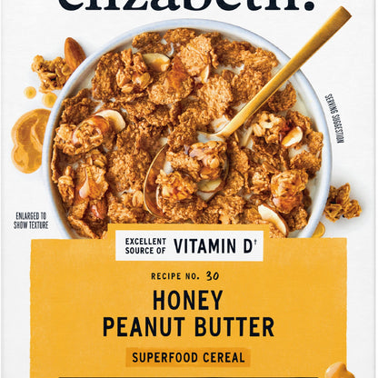 Purely Elizabeth Honey Peanut Butter Superfood Cereal with Vitamin D