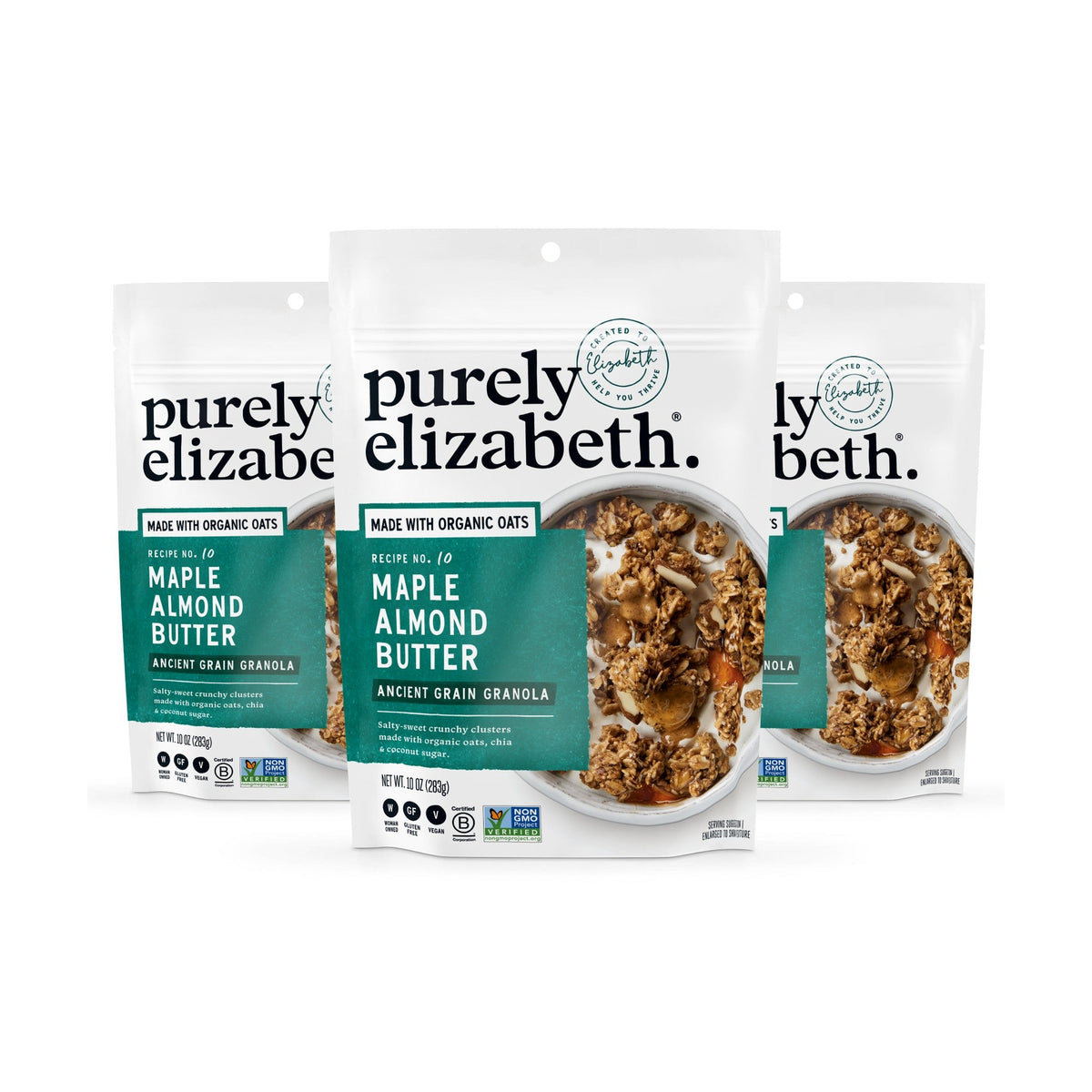 Purely Elizabeth Granola de Granos Ancestrales Maple y Crema de Almendra