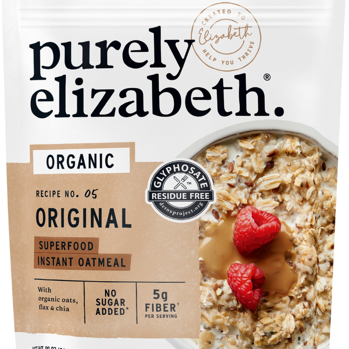 Purely Elizabeth Avena Superfood Original Bolsa 624 g