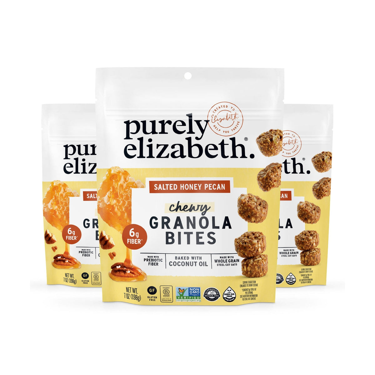 Purely Elizabeth Bocaditos de Granola Miel Salada y Nuez Pecana