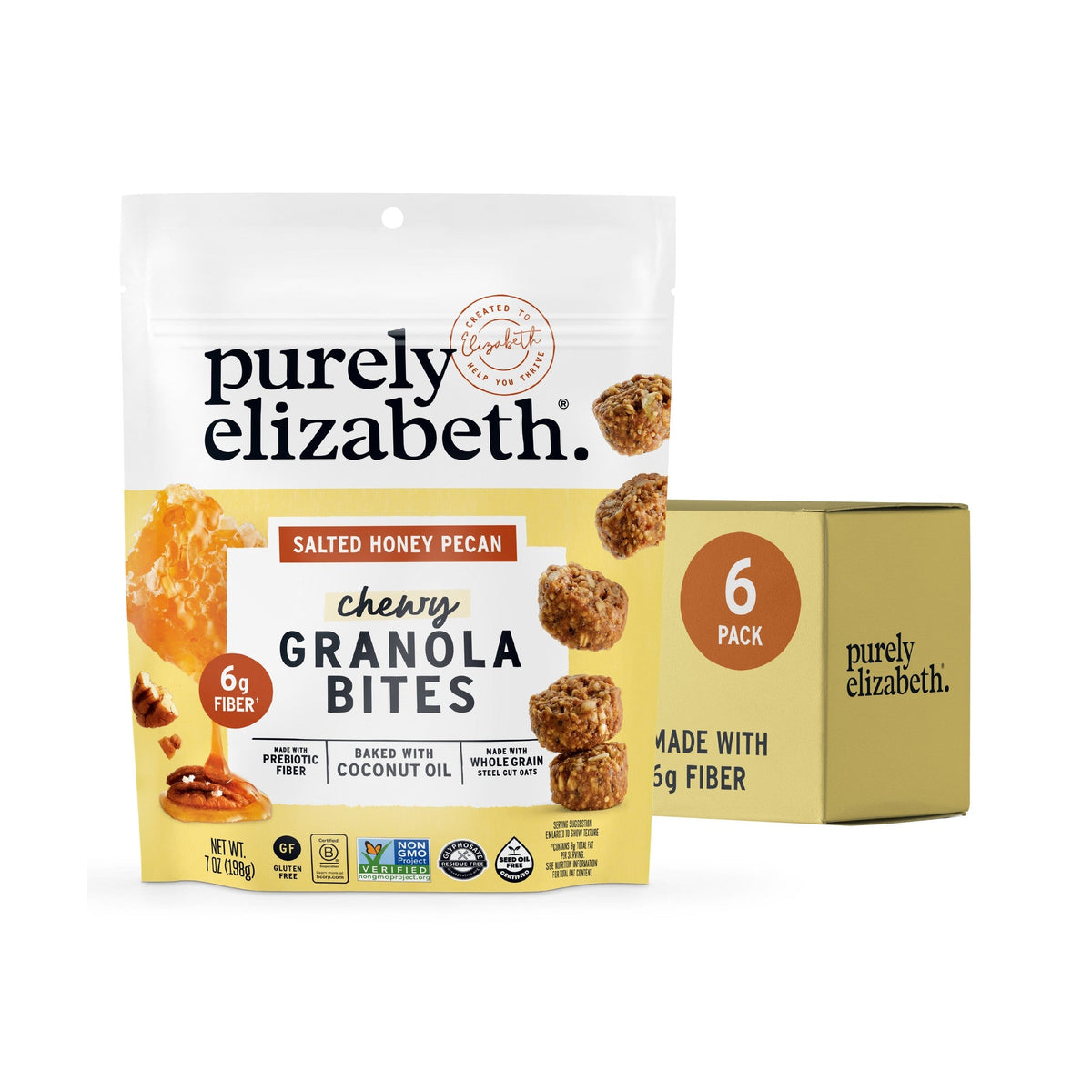 Purely Elizabeth Bocaditos de Granola Miel Salada y Nuez Pecana