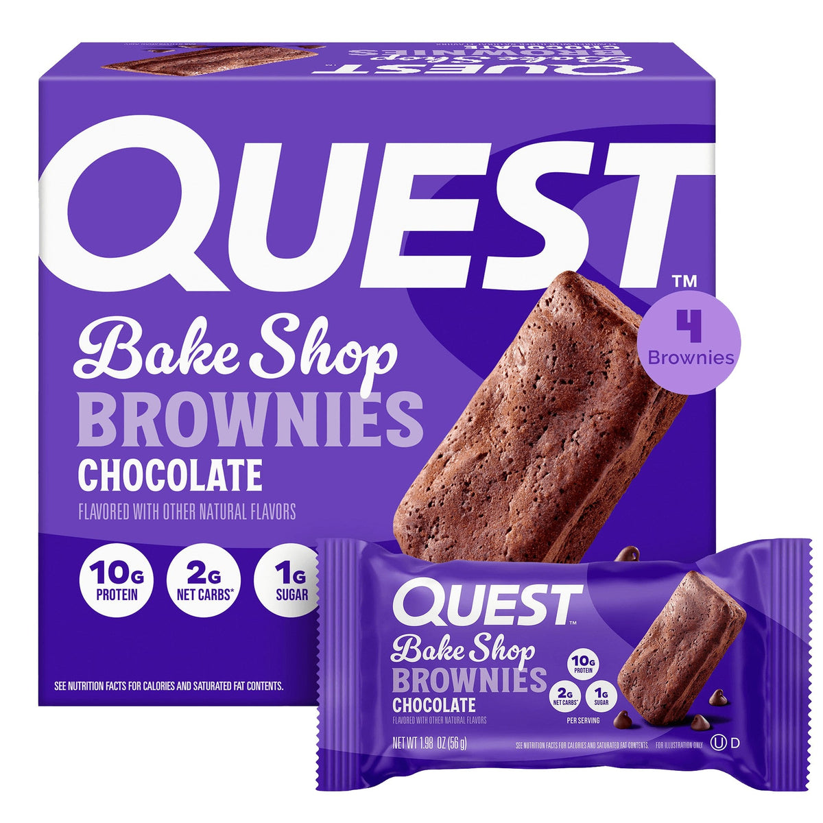 Quest Bake Shop Brownies De Chocolate Con Proteína