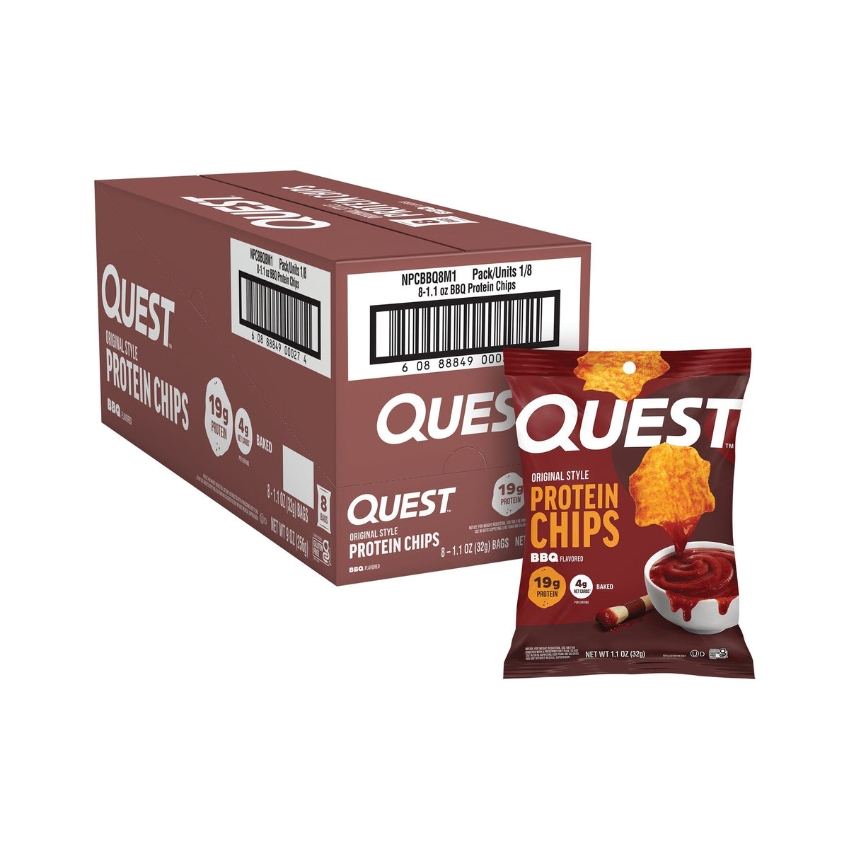 Quest Chips De Proteína BBQ Estilo Original