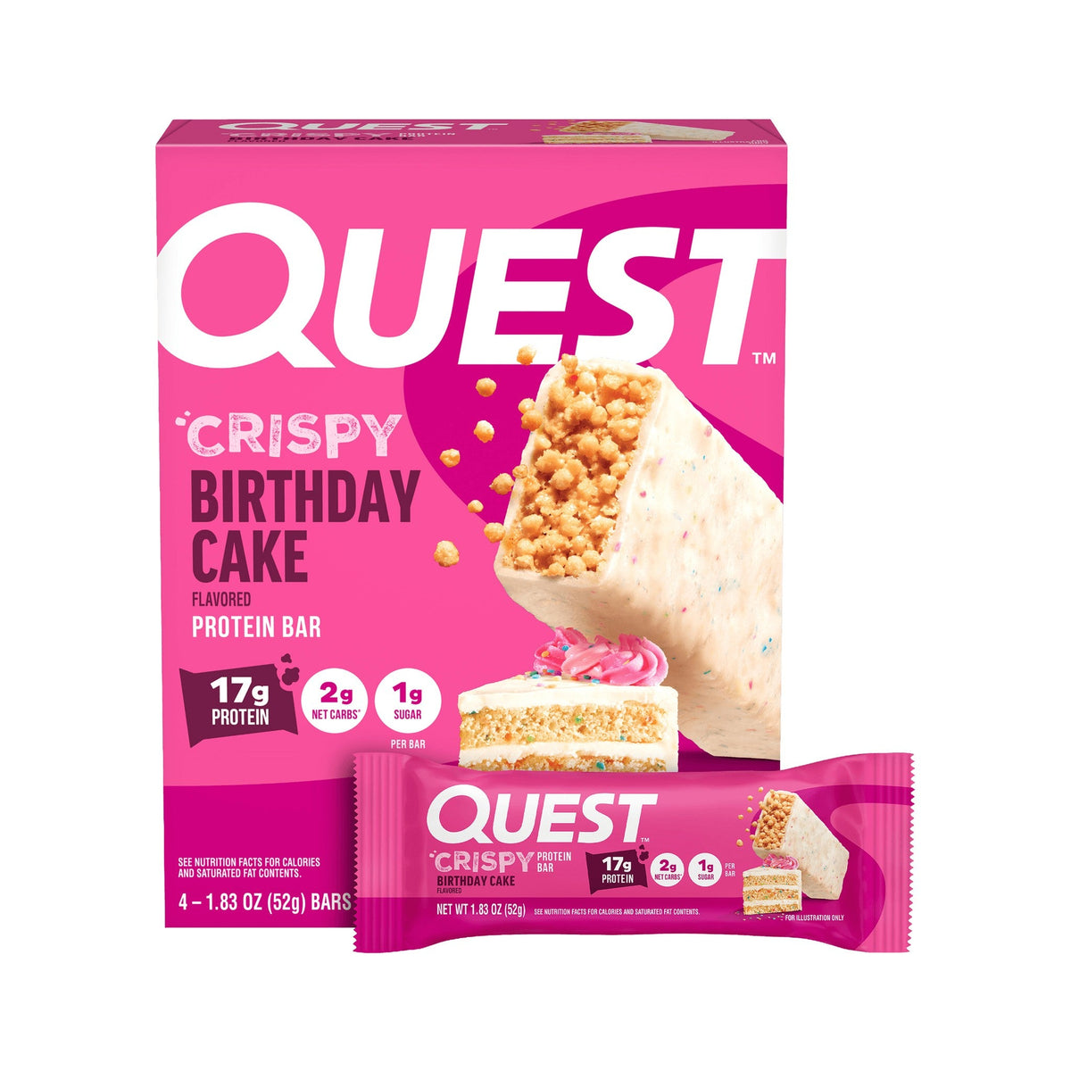 Quest Crispy Hero Barras Pastel De Cumpleaños