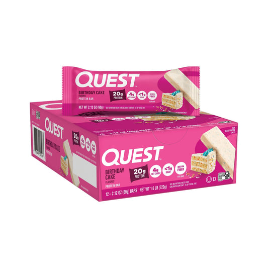 Quest Barras De Proteína Pastel De Cumpleaños