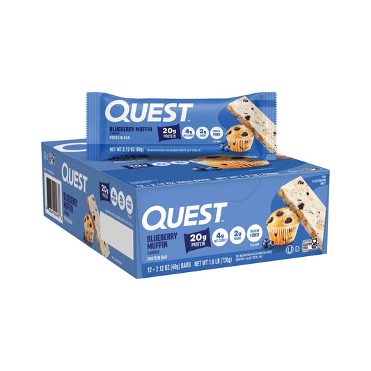 Quest Barras De Proteína Muffin De Mora Azul