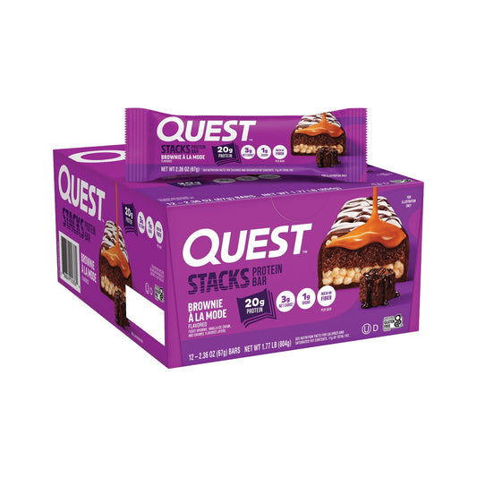 Quest Stacks Barras Brownie A La Mode