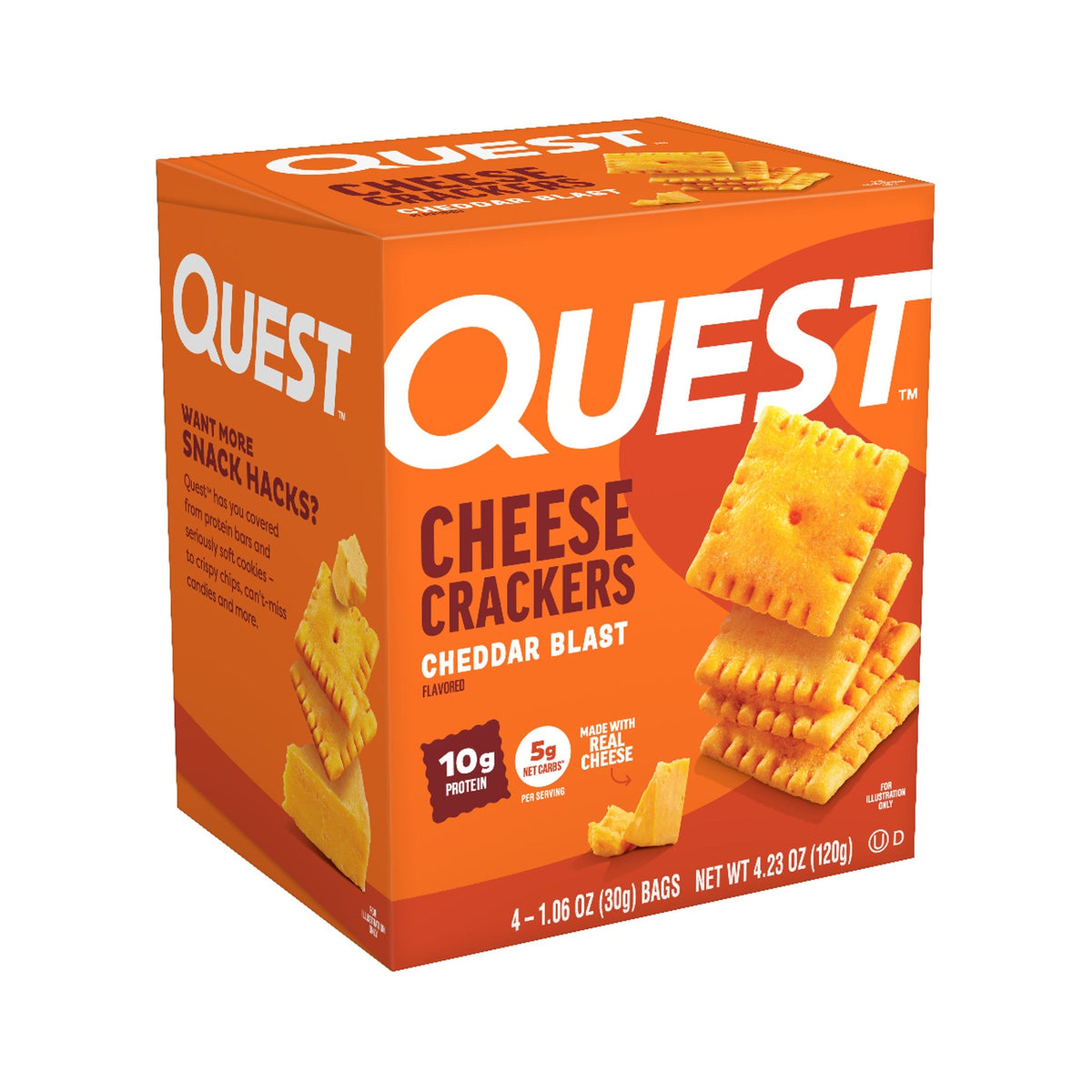 Quest Galletas Saladas De Queso Con Proteína Cheddar Blast