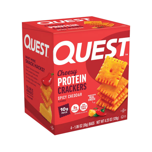 Quest Galletas Saladas De Queso Con Proteína Cheddar Picante