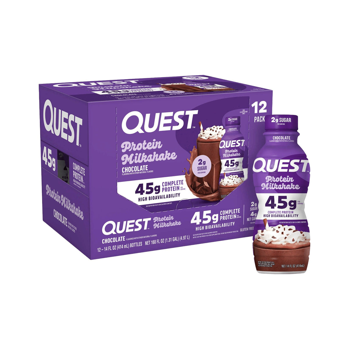 Quest Malteada De Proteína 45 g Chocolate