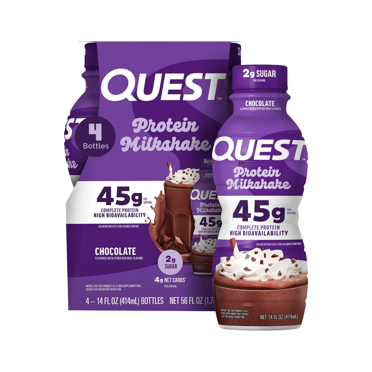Quest Malteada De Proteína 45 g Chocolate