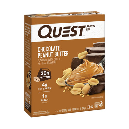 Quest Barra De Proteína Chocolate Y Crema De Cacahuate