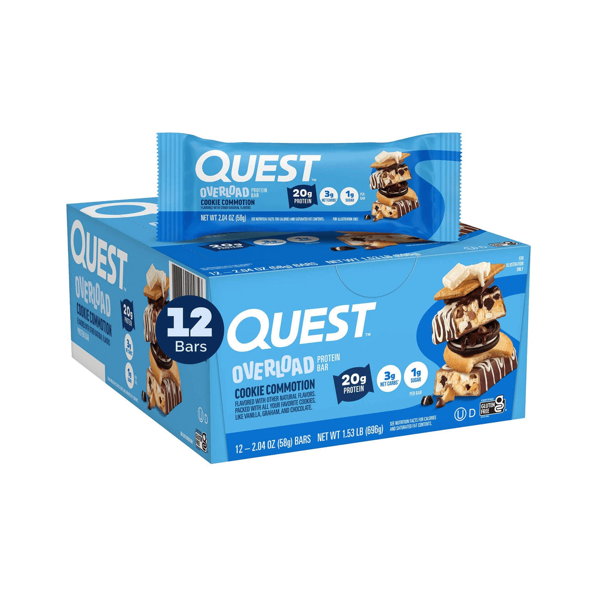 Quest Overload Barra Cookie Commotion