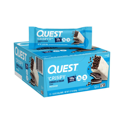 Quest Crispy Hero Barras De Proteína Cookies & Cream