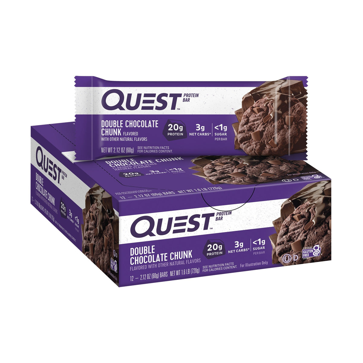 Quest Barras De Proteína Doble Chocolate