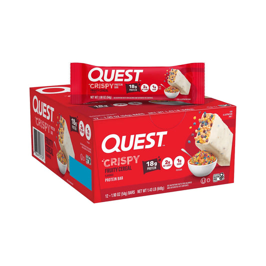 Quest Fruity Cereal Crispy Hero Protein Bars