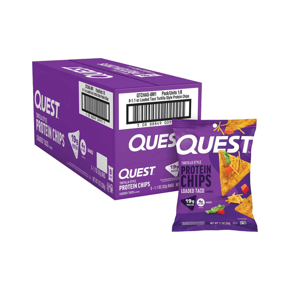 Quest Chips De Proteína Estilo Tortilla Loaded Taco
