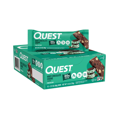 Quest Barras De Proteína Chocolate Con Menta