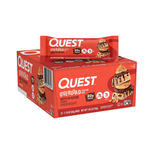 Quest Overload Barra Nutty By Nature