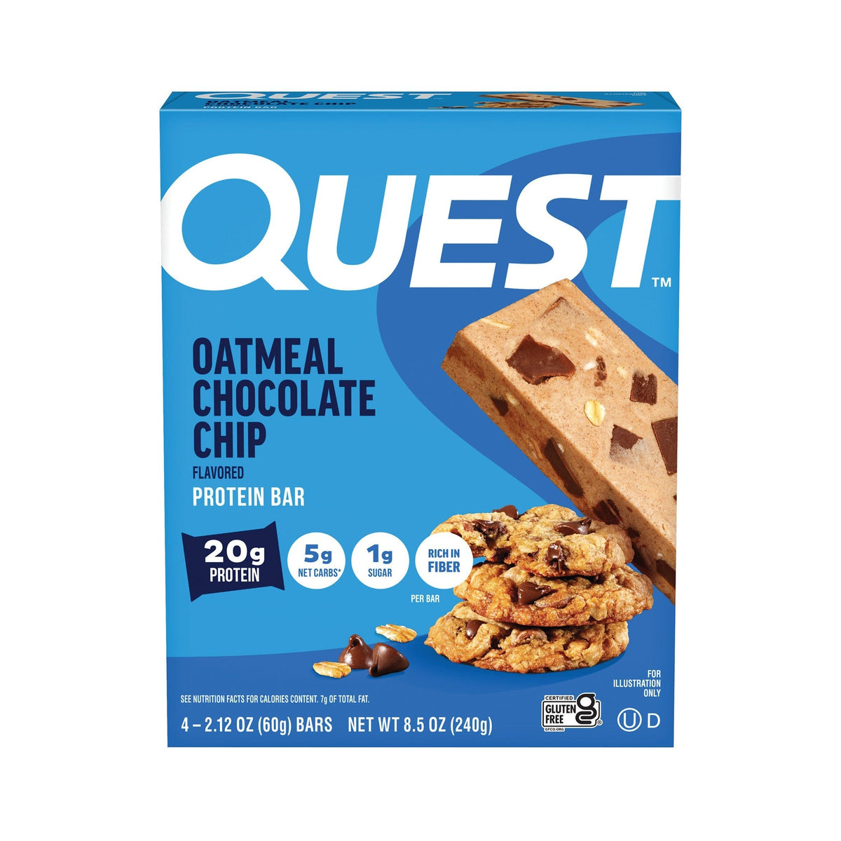 Quest Barras De Proteína Avena Con Chispas De Chocolate