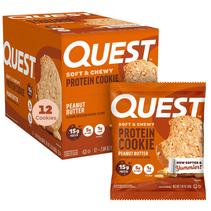 Quest Galletas De Proteína Crema De Cacahuate