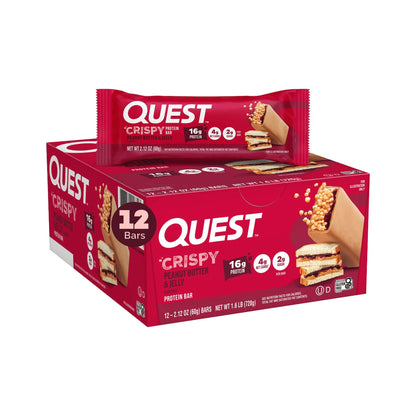 Quest Crispy Hero Barras De Proteína PB&J