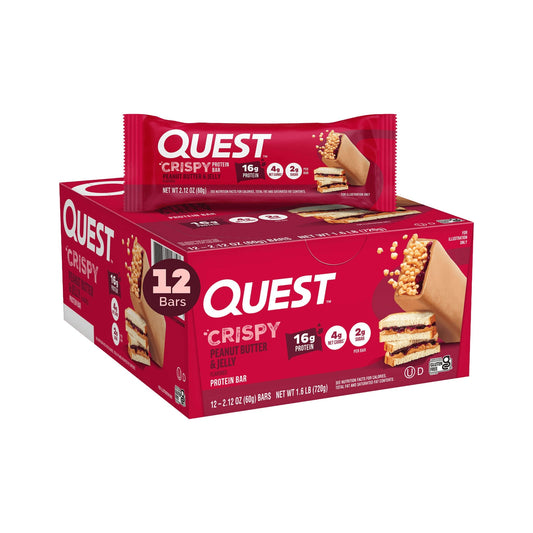 Quest Crispy Hero Barras De Proteína PB&J