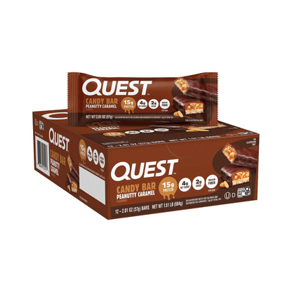 Quest Barras De Dulce Con Proteína Peanutty Caramel