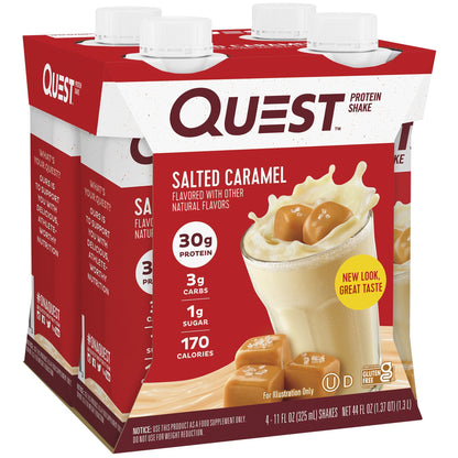 Quest Malteadas De Proteína Caramelo Salado Listas Para Tomar