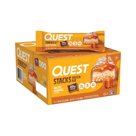 Quest Stacks Barras Caramelo Salado