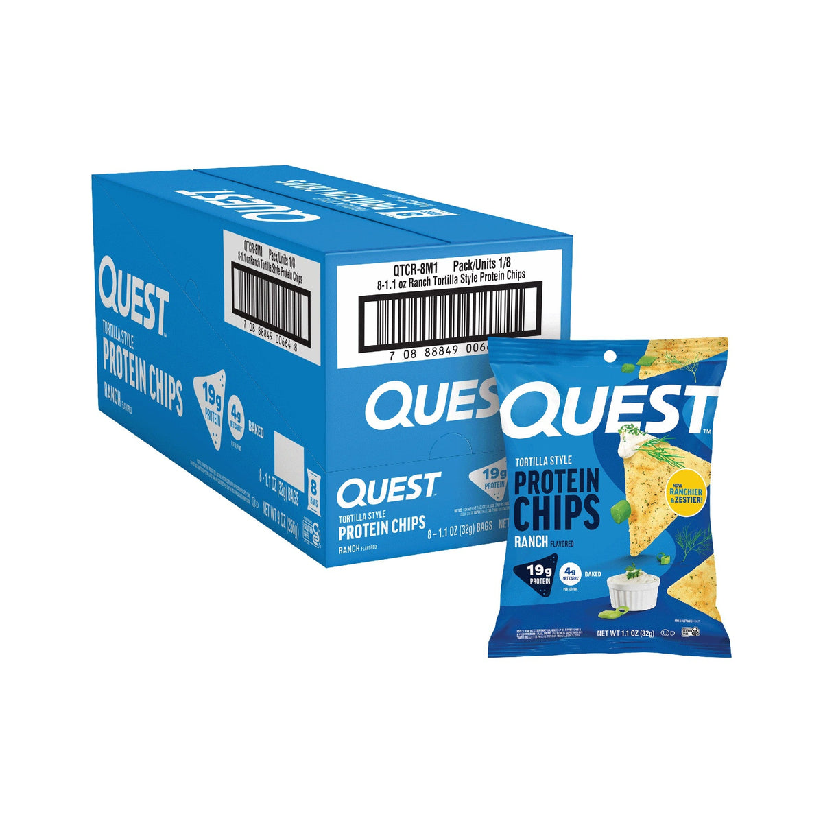 Quest Chips De Proteína Estilo Tortilla Ranch
