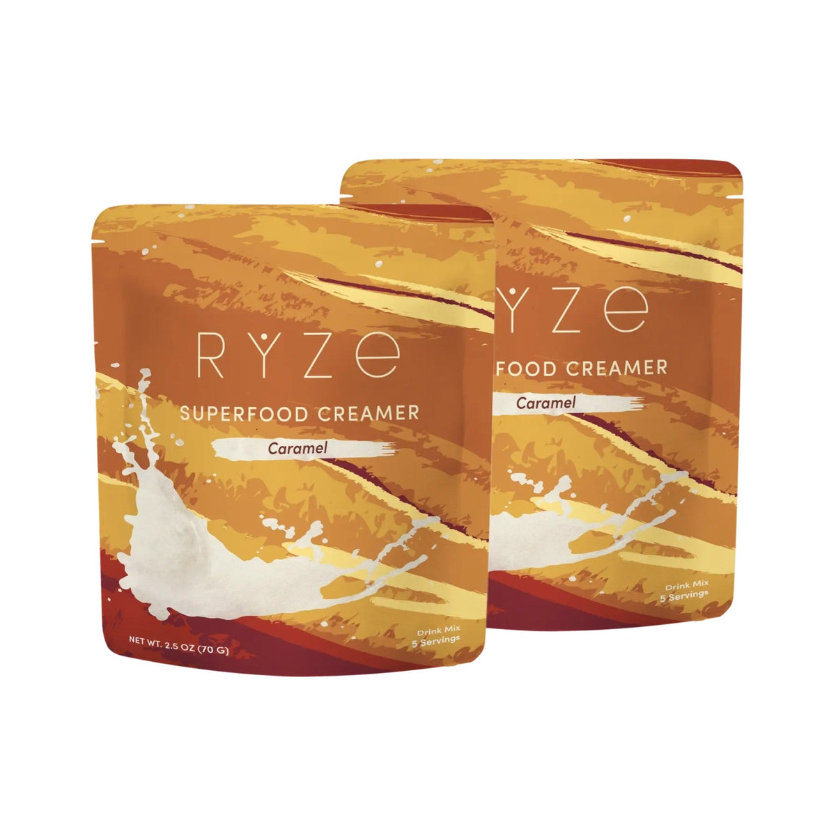RYZE Creamer de Superalimentos Caramelo 2 Piezas