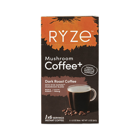 RYZE Café de Hongos Tostado Oscuro Caja