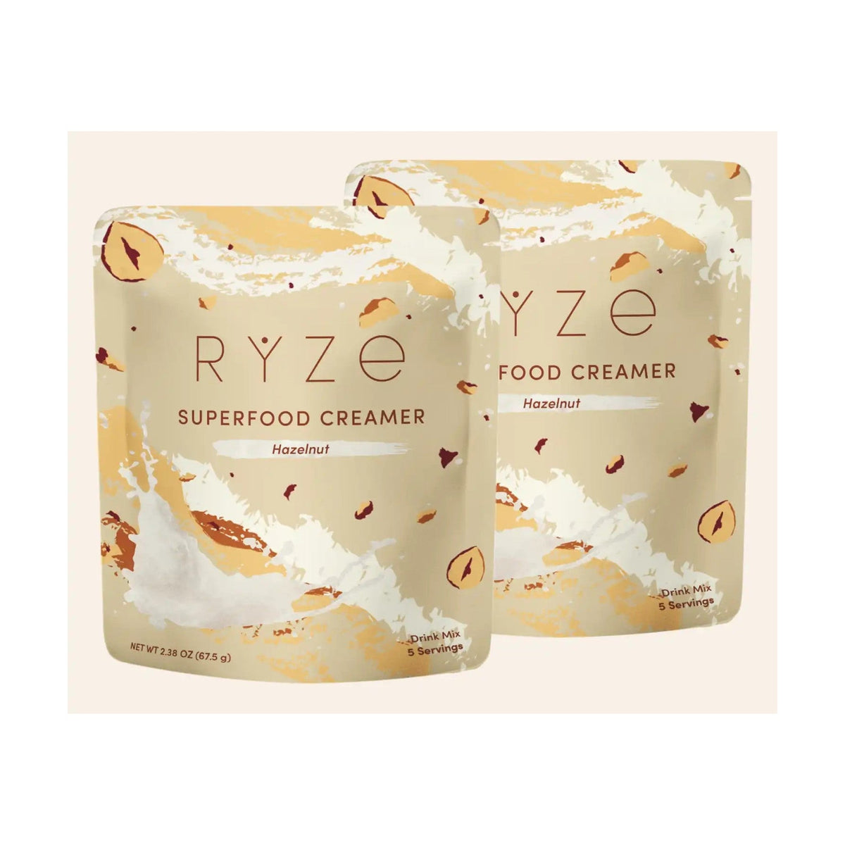 RYZE Creamer de Superalimentos Avellana 2 Piezas