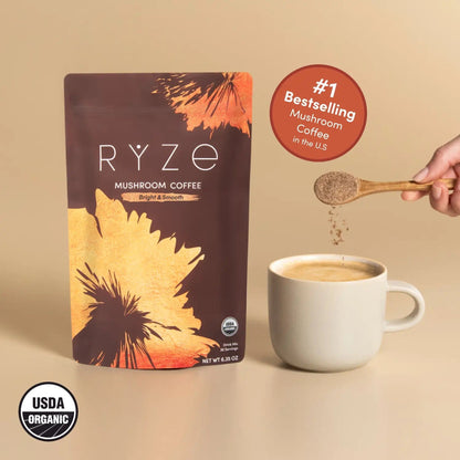 RYZE Café de Hongos Orgánico 30 Porciones