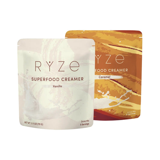 RYZE Creamer de Superalimentos Vainilla y Caramelo