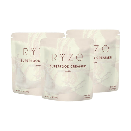 RYZE Creamer de Superalimentos Vainilla 3 Piezas