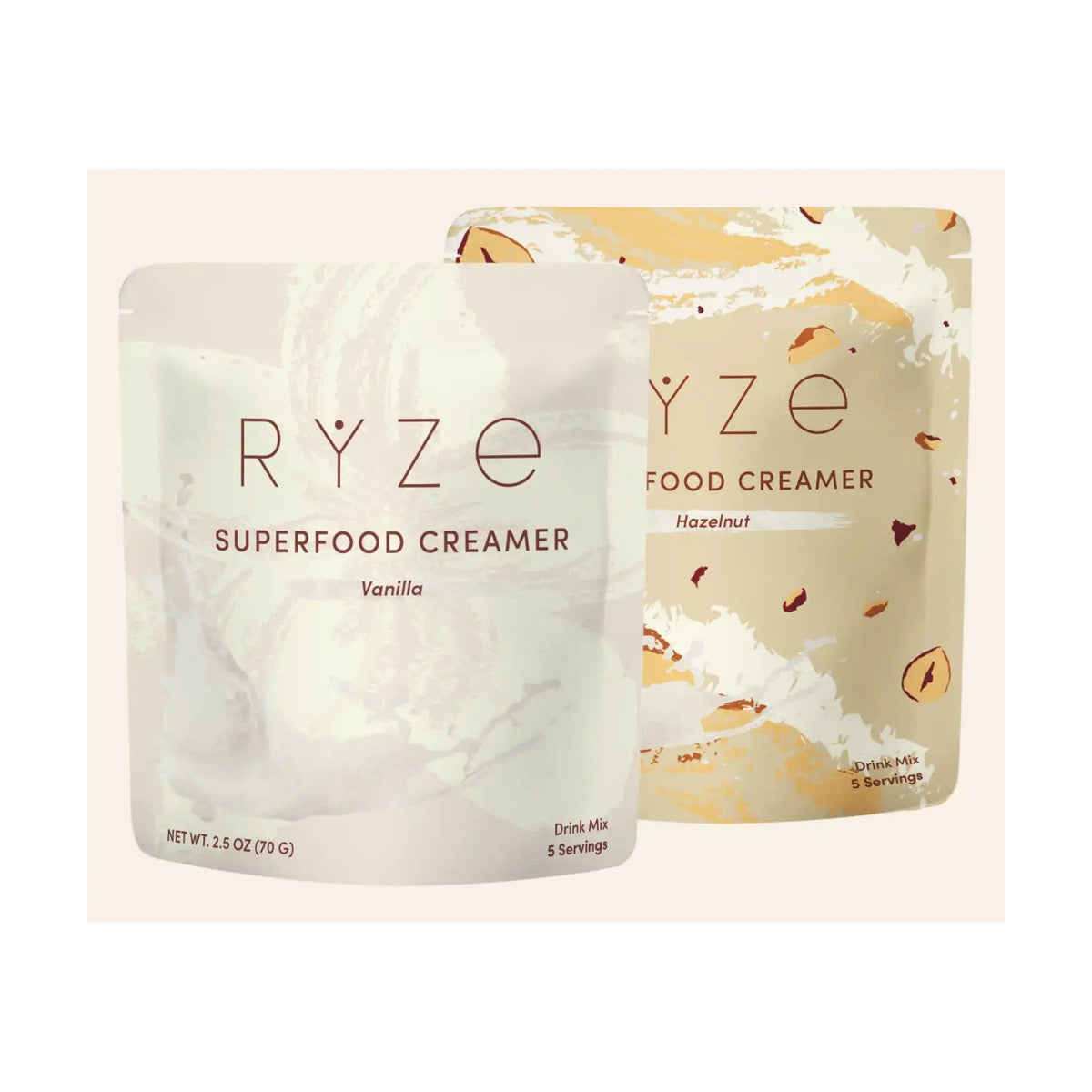 RYZE Creamer de Superalimentos Vainilla y Avellana
