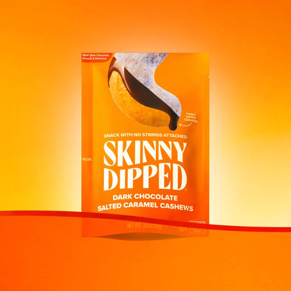 SkinnyDipped Nuez De La India Cubierta De Chocolate Amargo Y Caramelo Salado