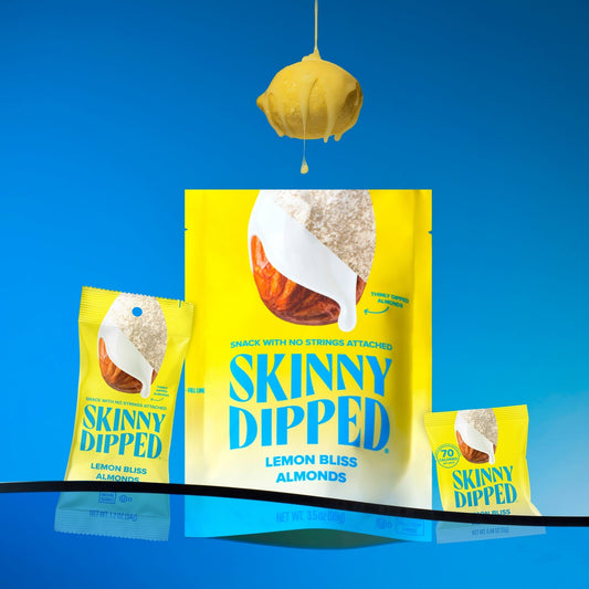 SkinnyDipped Almendras Cubiertas Lemon Bliss Limón