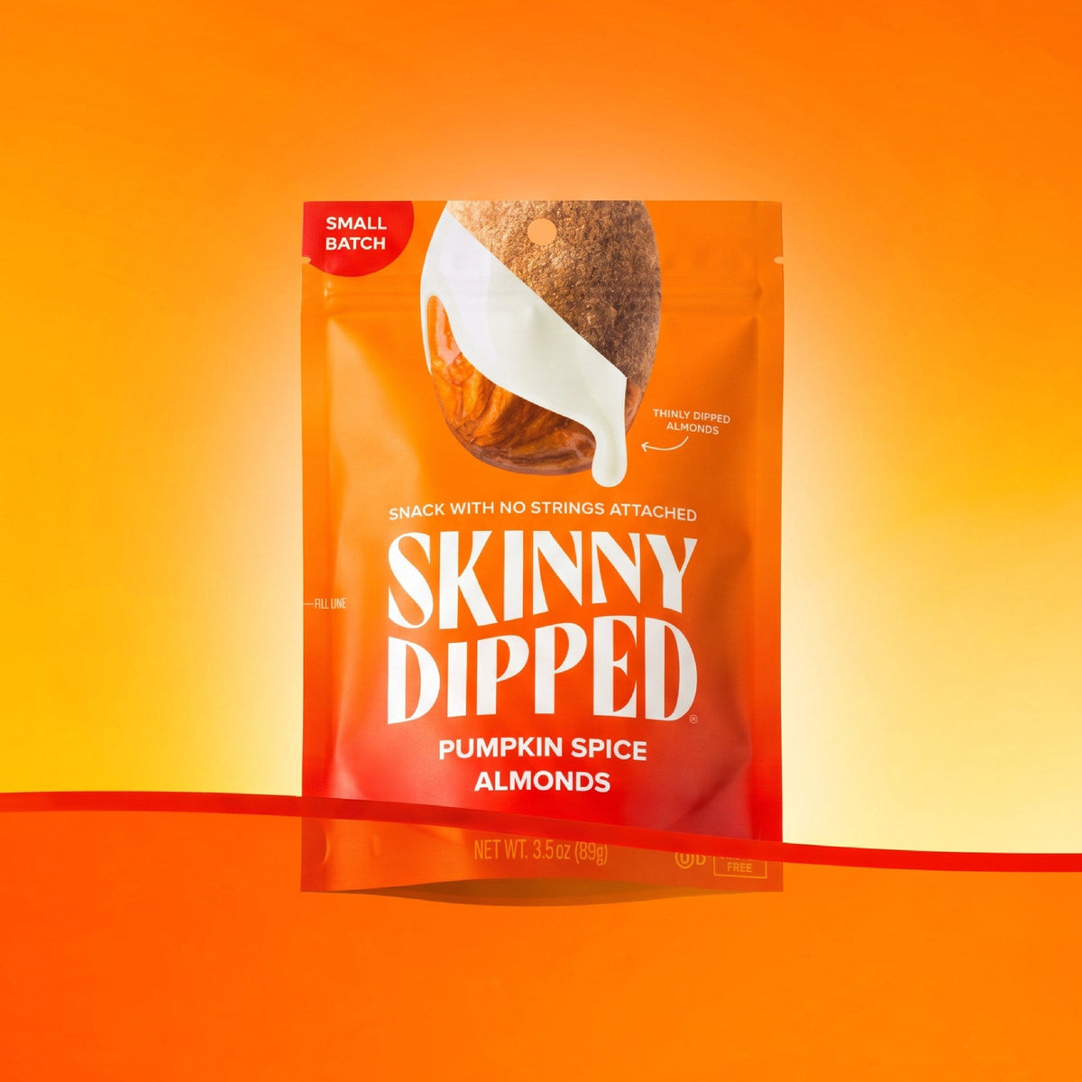 SkinnyDipped Almendras Cubiertas Pumpkin Spice