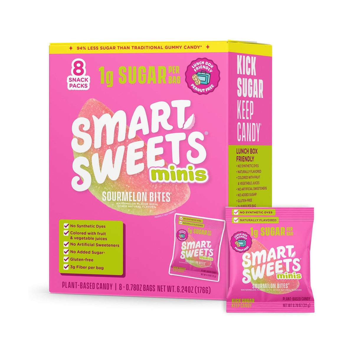 SmartSweets Minis Gomitas Ácidas De Sandía