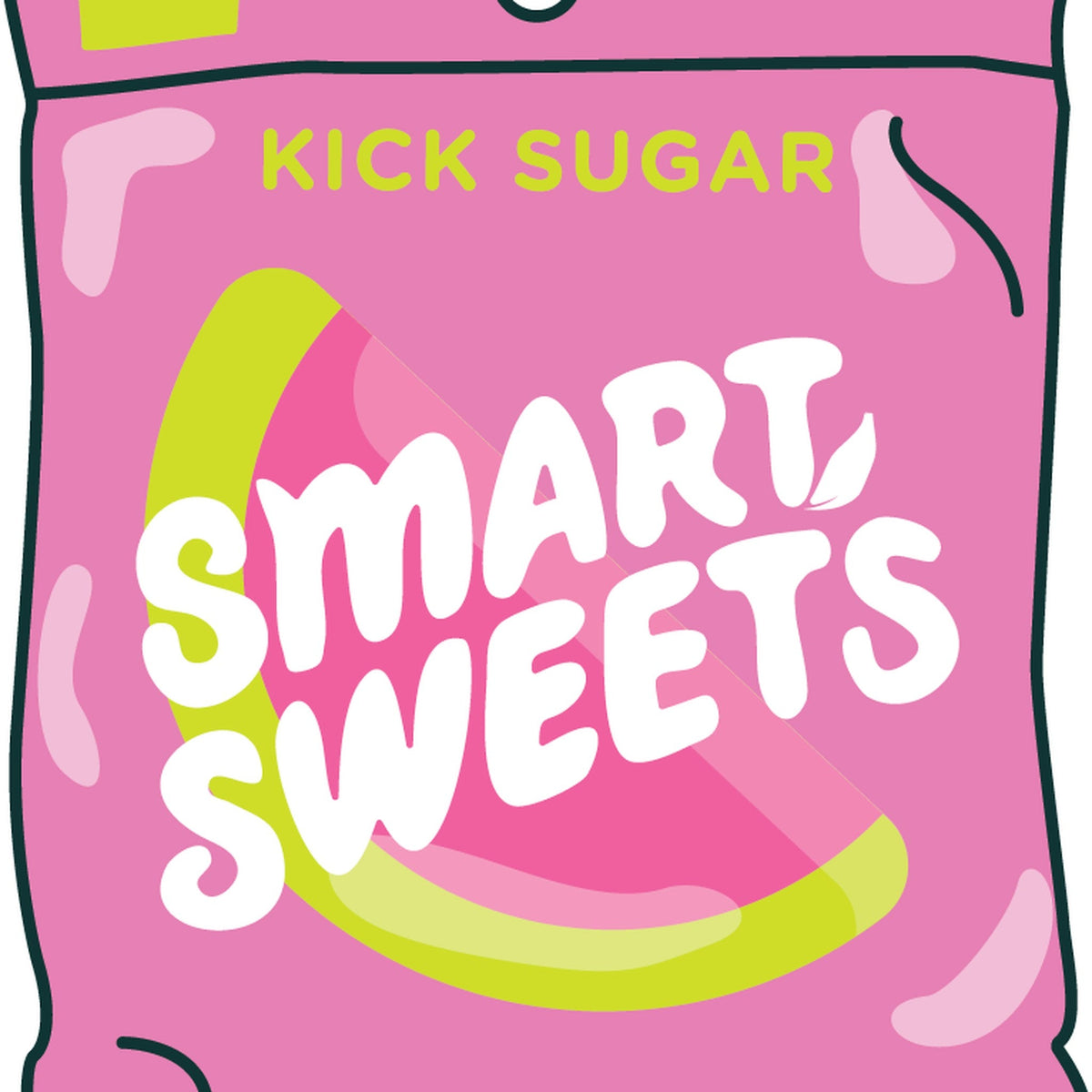 SmartSweets Gomitas Ácidas De Sandía Sourmelon Bites