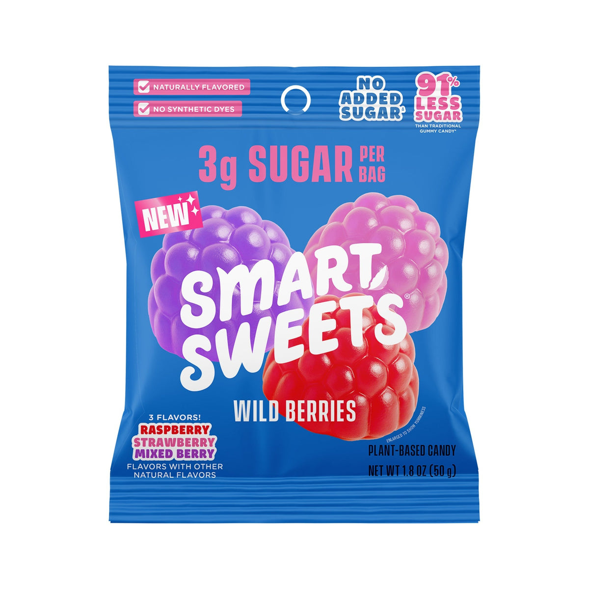 SmartSweets Gomitas Frutos Silvestres Bajas En Azúcar